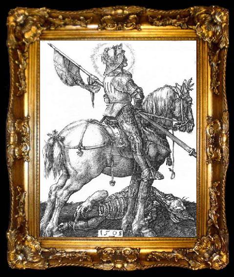 framed  Albrecht Durer St George on Horseback, ta009-2